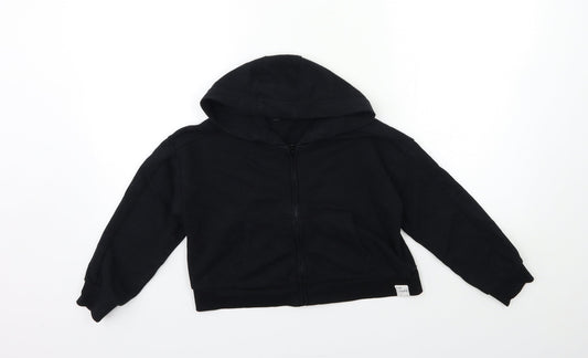 George Boys Black   Pullover Hoodie Size 7 Years
