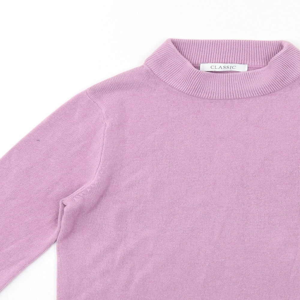 Marks and Spencer Womens Purple  Knit Pullover Jumper Size 6