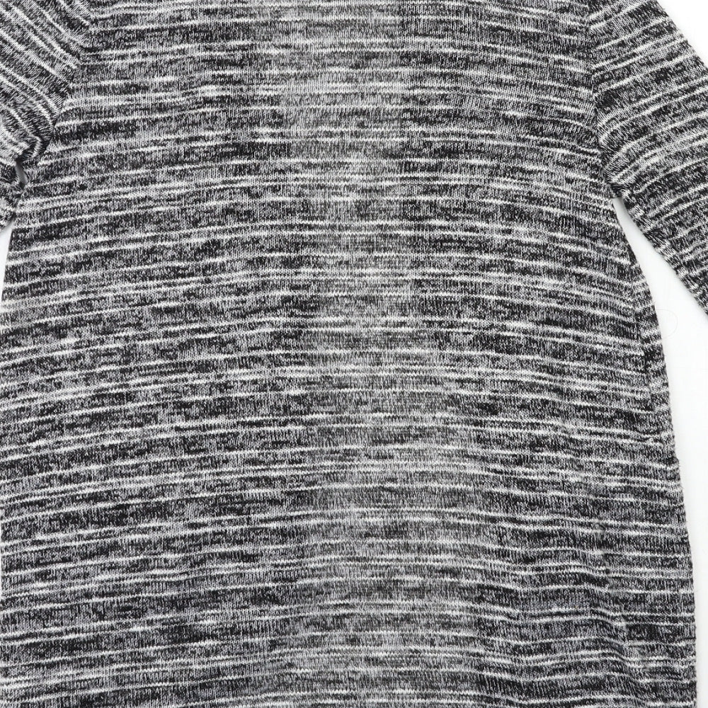 Papaya Womens Black  Knit Cardigan Jumper Size 12