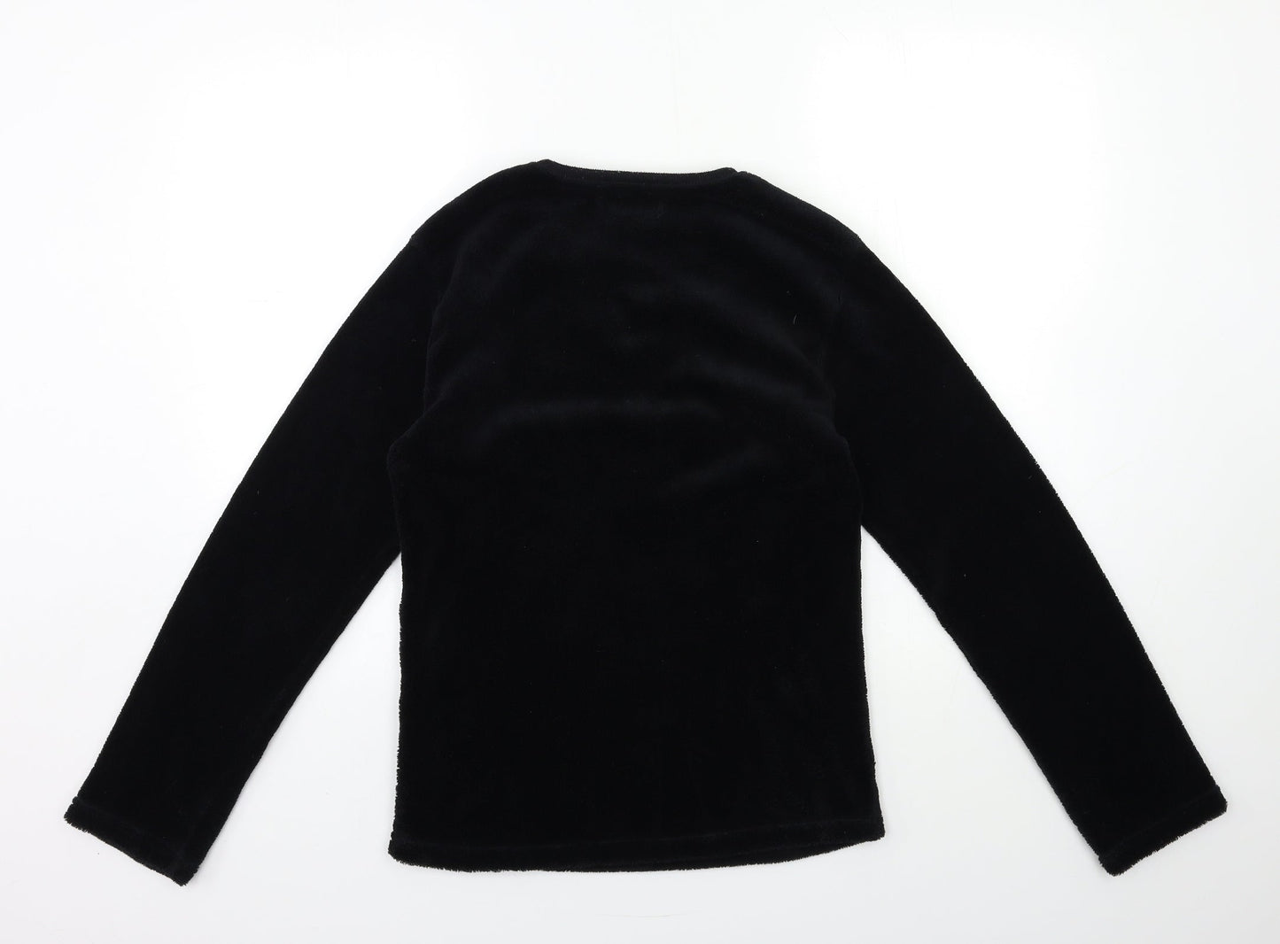Hudson Boys Black  Fleece  Pyjama Top Size S