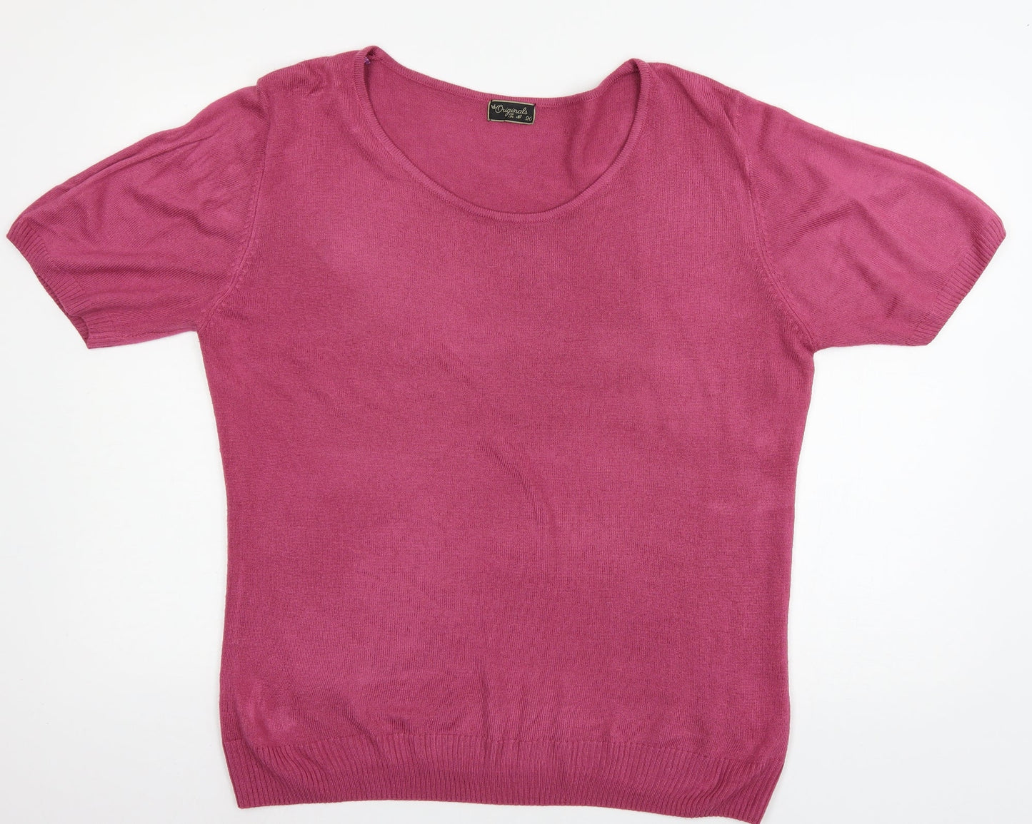 Orignals Womens Pink  Knit Pullover Jumper Size 20