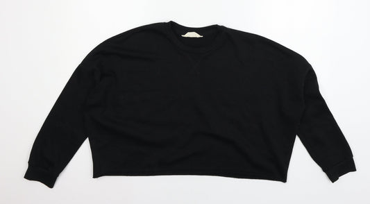 Primark Womens Black  Jersey Pullover Sweatshirt Size 10