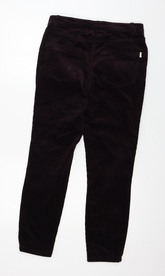 NEXT Womens Purple  Corduroy Skinny Jeans Size 12 L26 in