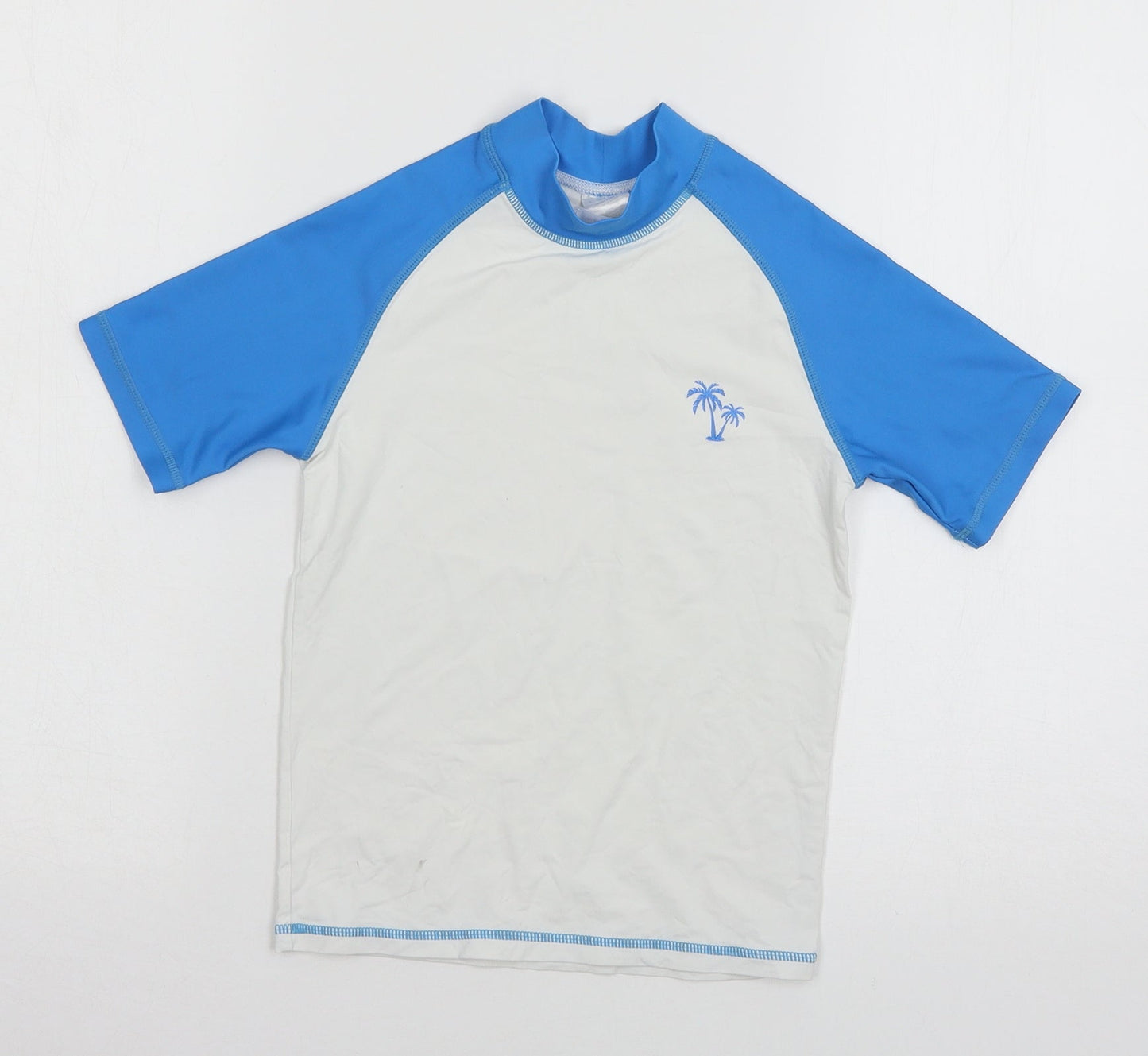 NEXT Boys White  Jersey Basic T-Shirt Size 8 Years