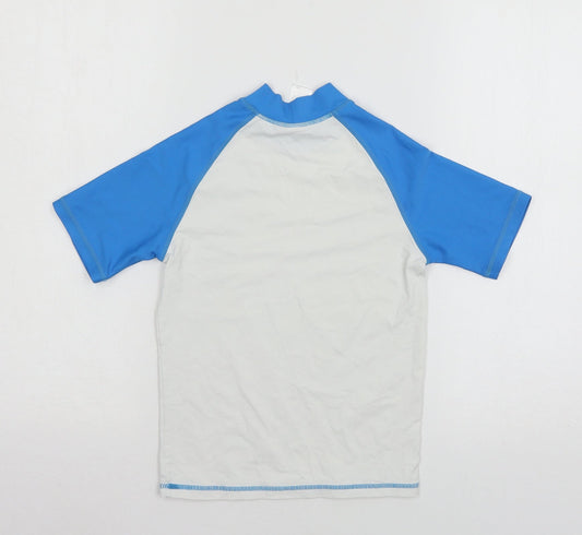 NEXT Boys White  Jersey Basic T-Shirt Size 8 Years