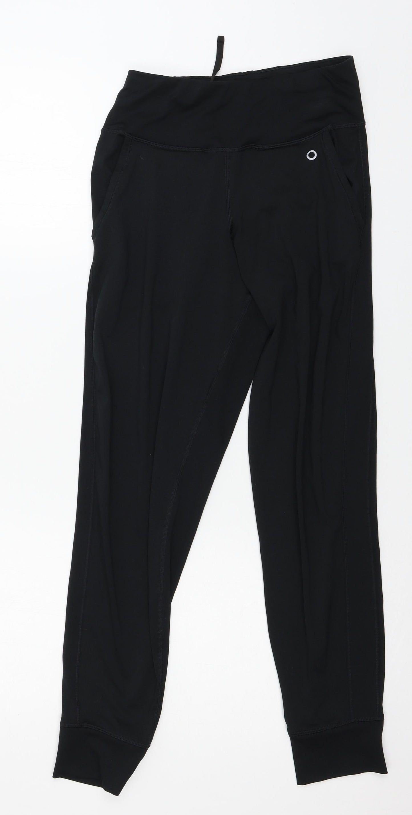 Marks and Spencer Womens Black  Jersey Capri Leggings Size 8 L26 in