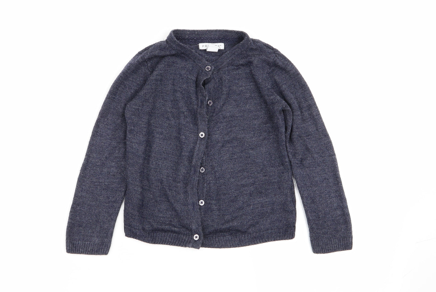 Primark Girls Blue   Cardigan Jumper Size 5-6 Years