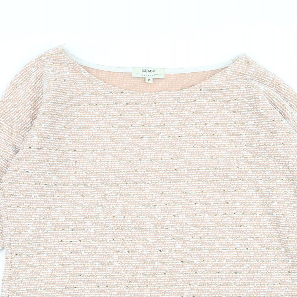Papaya Womens Pink   Pullover Jumper Size 8
