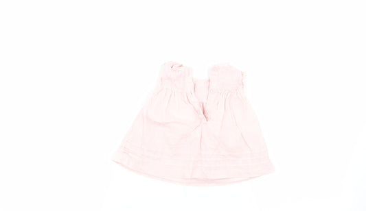 Asda George Girls Pink   Fit & Flare  Size 0-3 Months