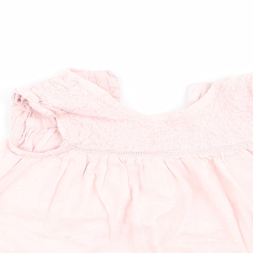 Asda George Girls Pink   Fit & Flare  Size 0-3 Months