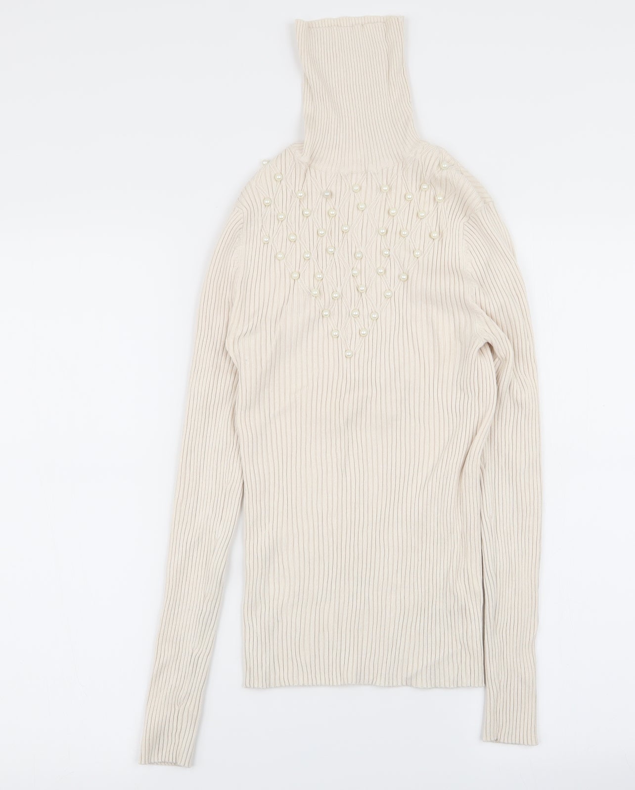 River Island Womens Beige   Pullover Jumper Size 8