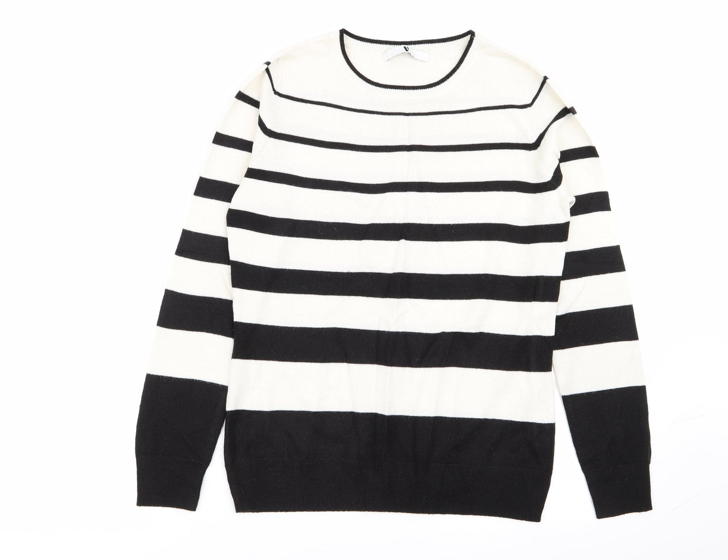by very Womens Multicoloured Striped  Pullover Jumper Size 8