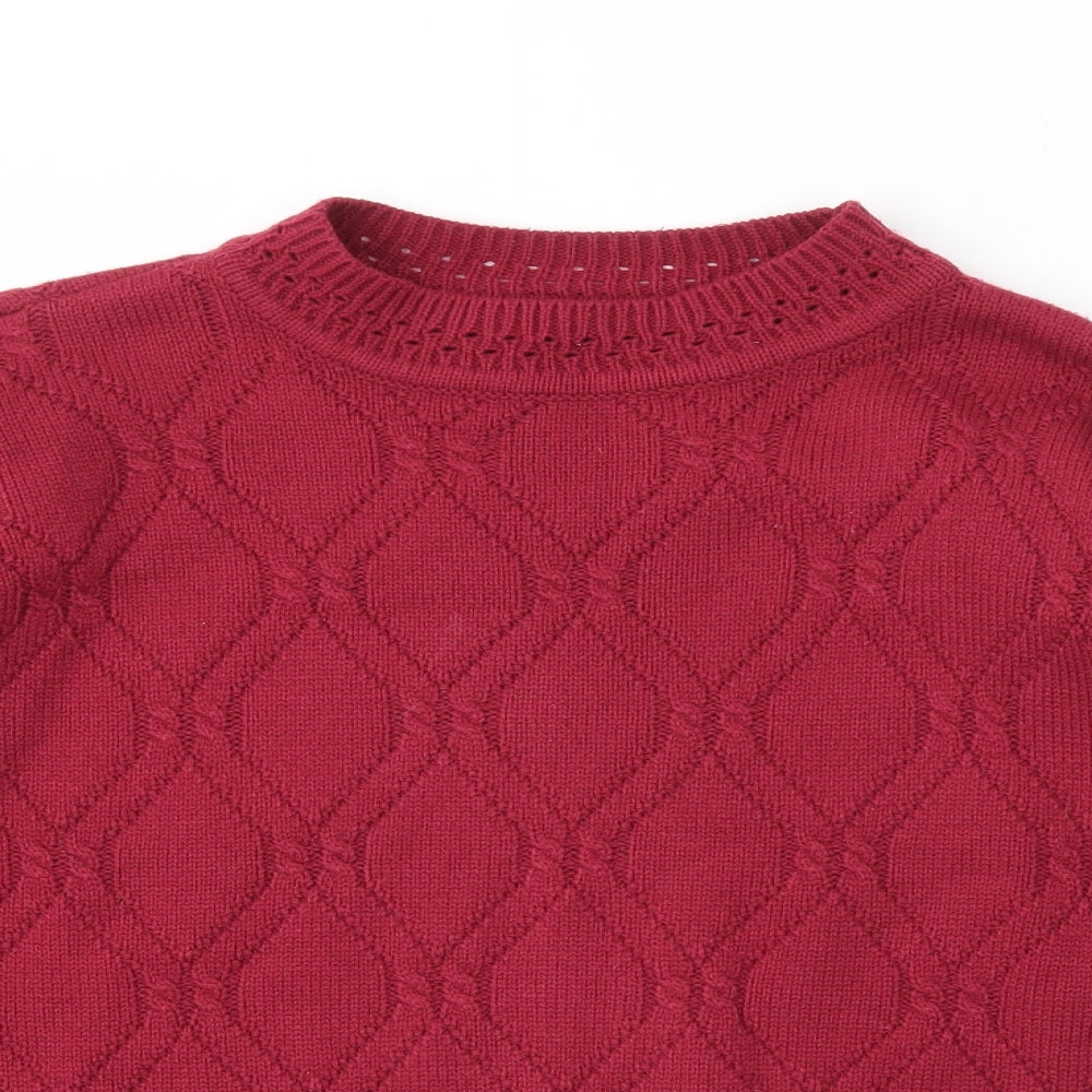 BM Womens Pink   Pullover Jumper Size M