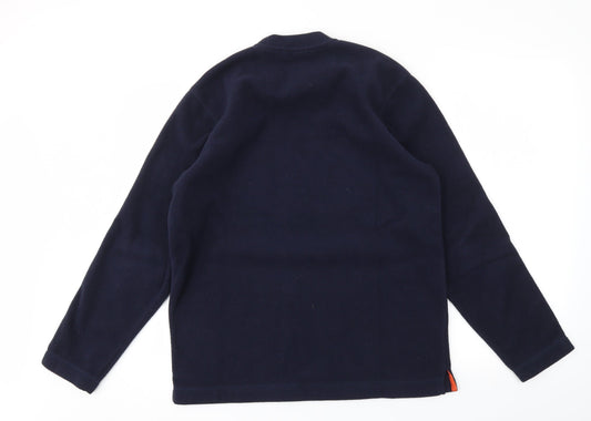 Easy Mens Blue   Pullover Sweatshirt Size S