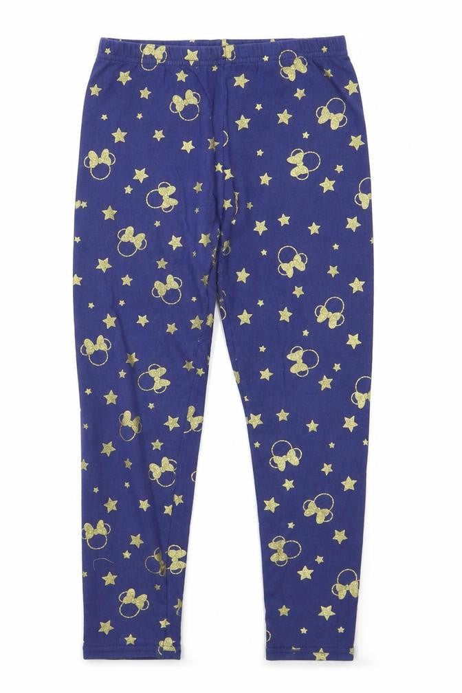 Disney Girls Blue Animal Print  Jegging Trousers Size 8 Years