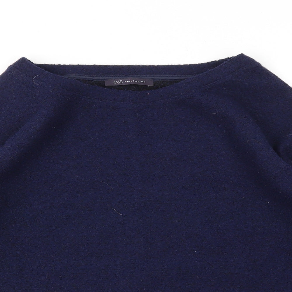 M&S Womens Blue   Pullover Jumper Size 10
