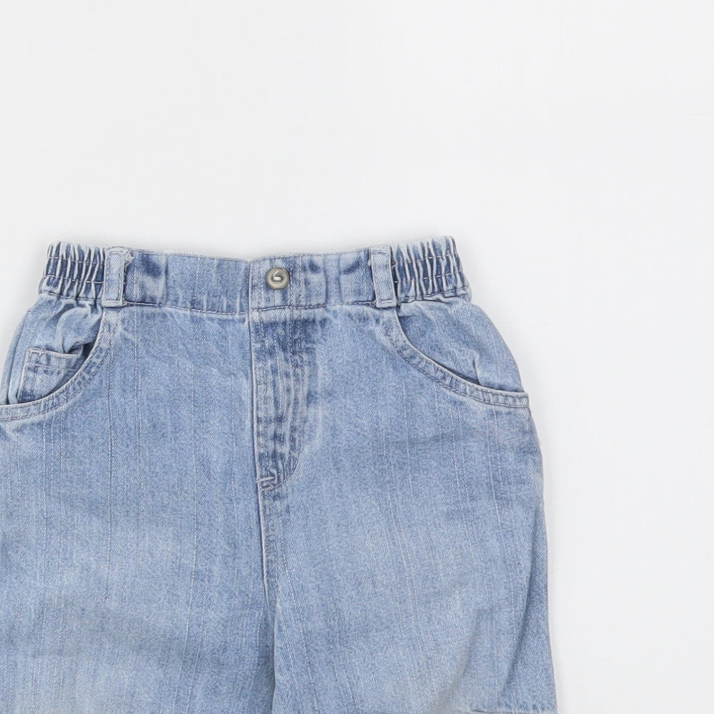 George Girls Blue   Capri Jeans Size 6-9 Months