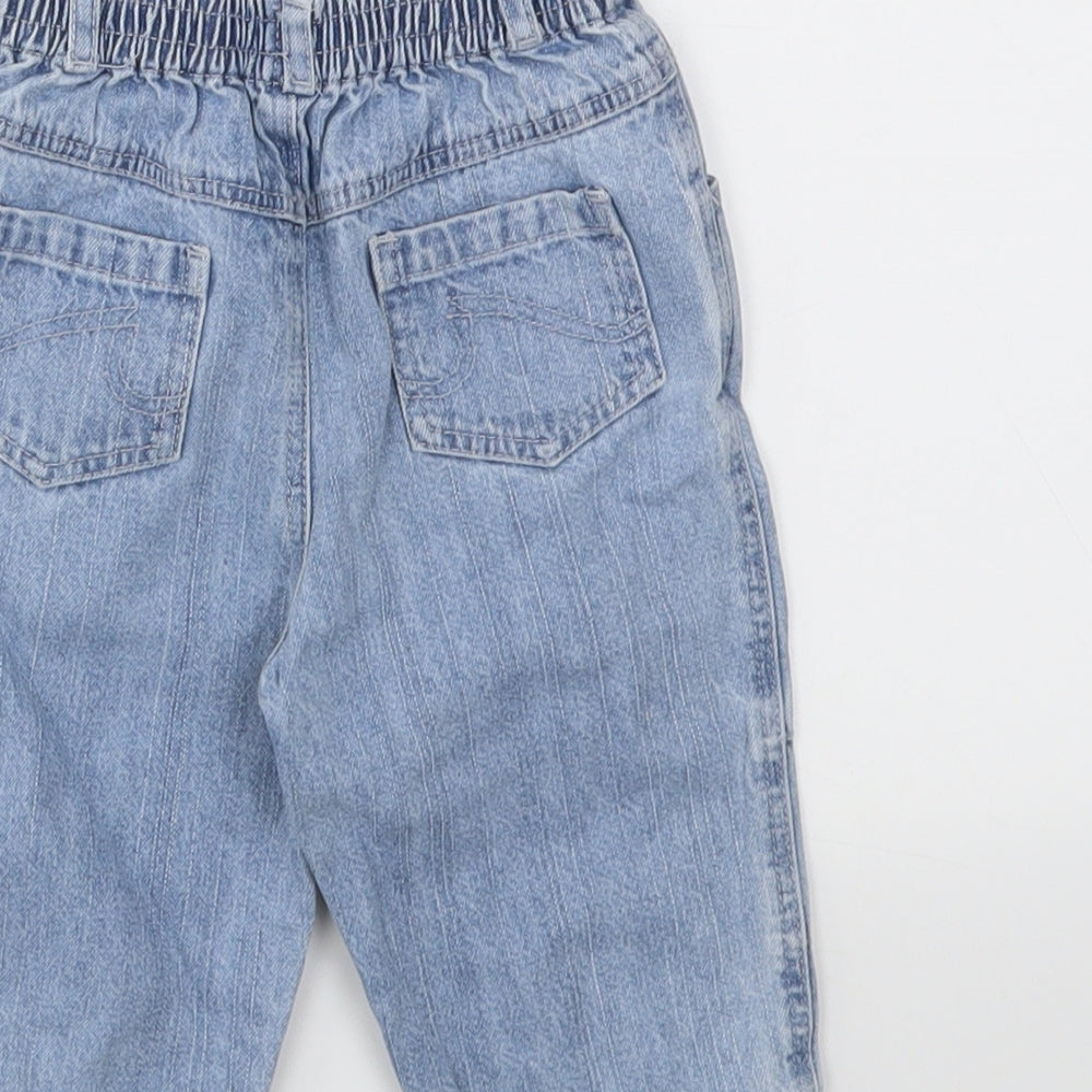 George Girls Blue   Capri Jeans Size 6-9 Months