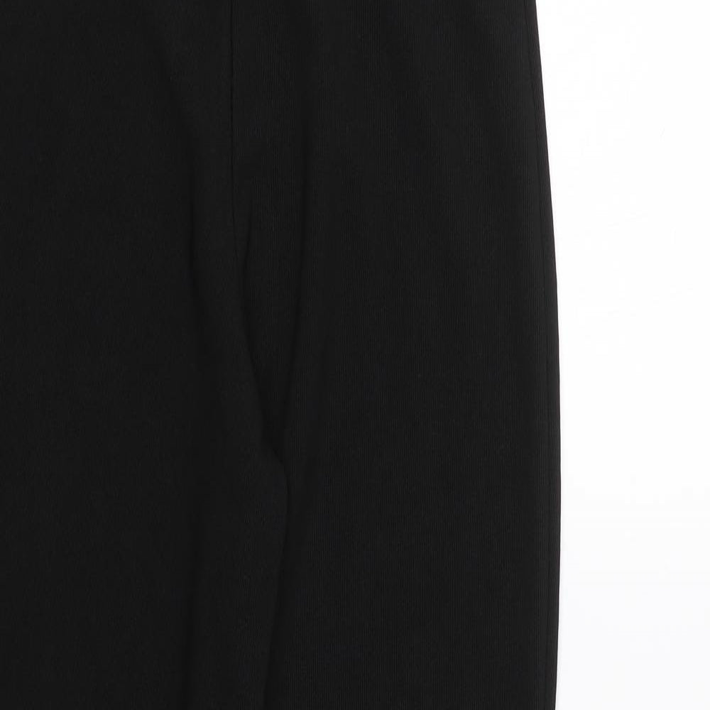 Preworn Womens Black   Trousers  Size 10 L26 in