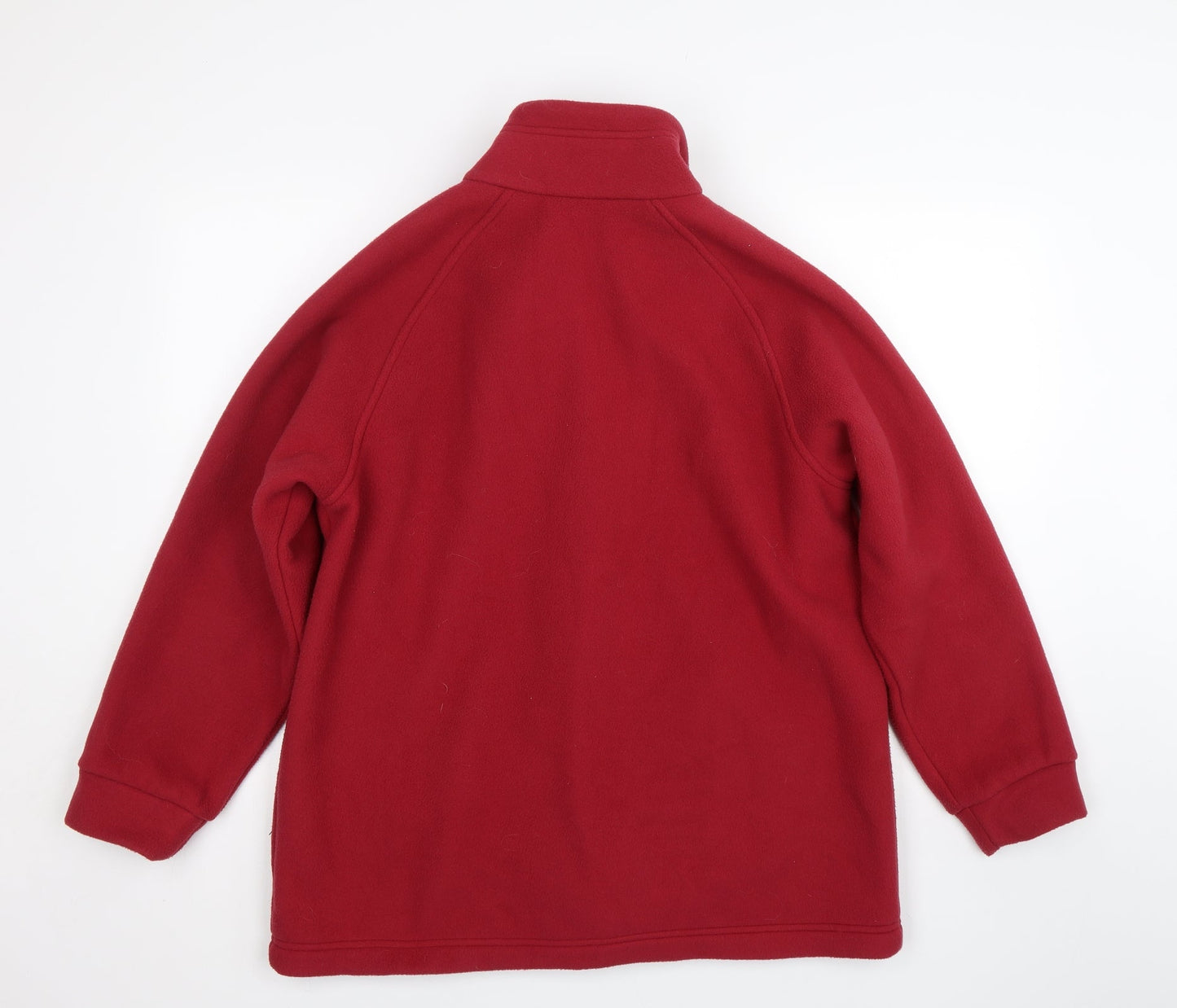 M&S Mens Red   Full Zip Sweatshirt
