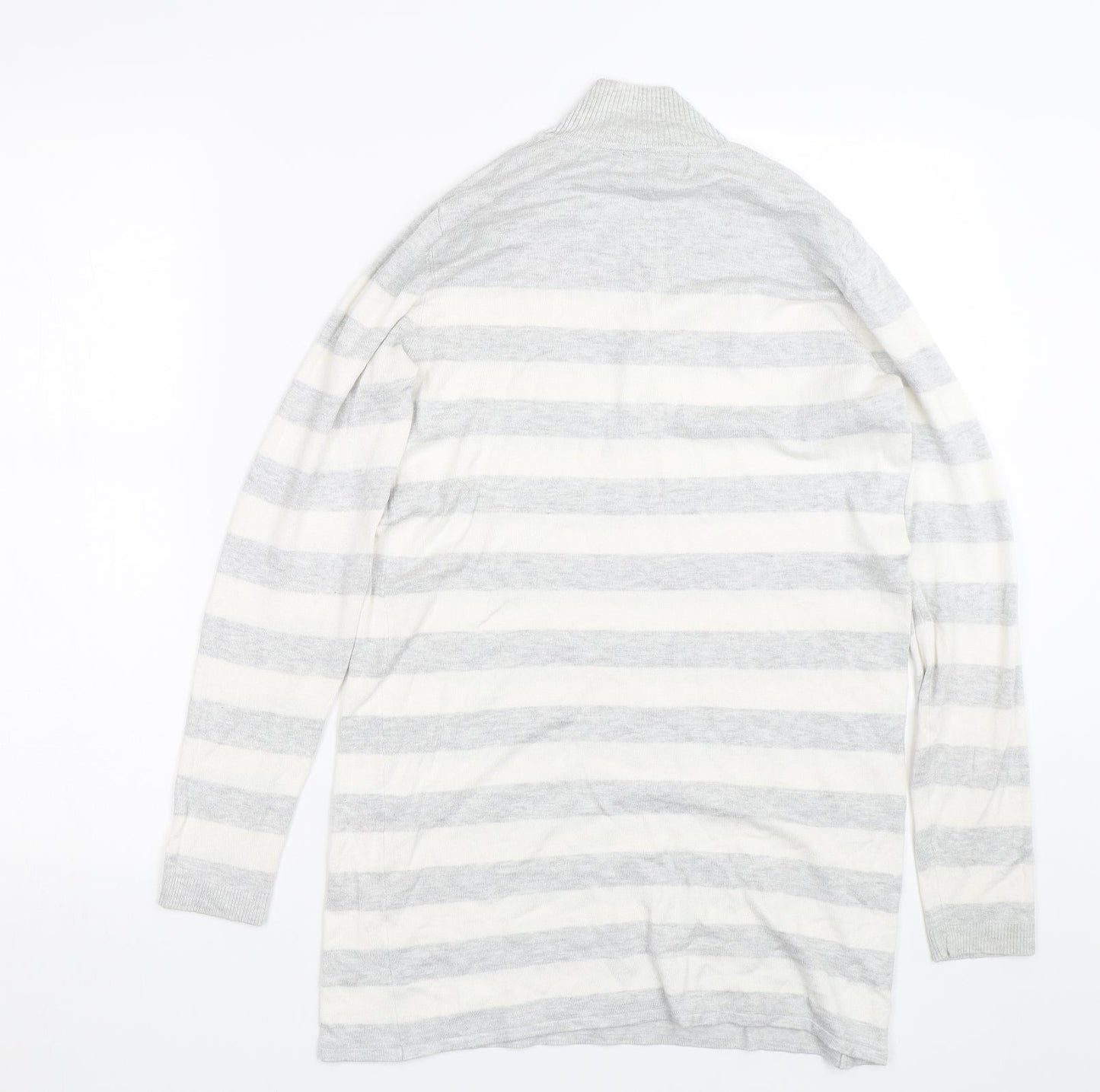 Primark Womens Grey Striped  Pullover Jumper Size 12