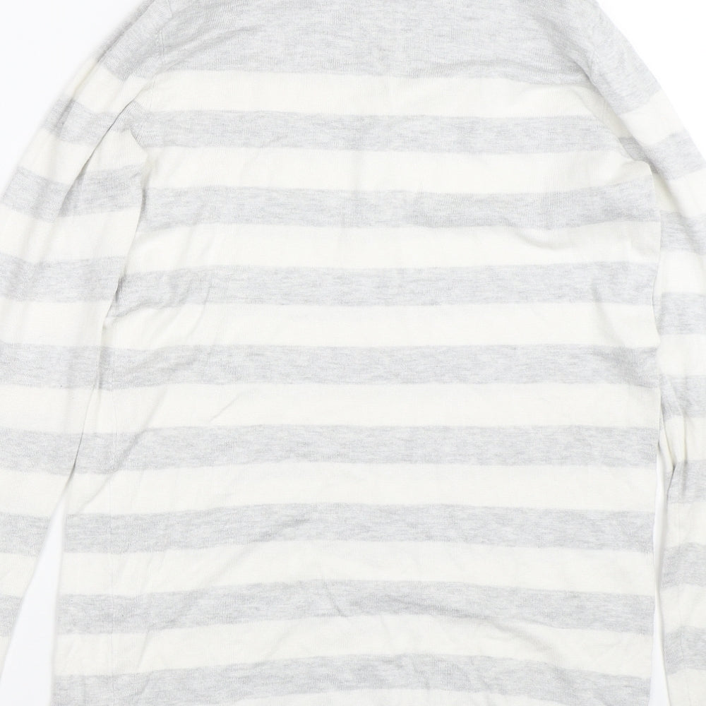 Primark Womens Grey Striped  Pullover Jumper Size 12