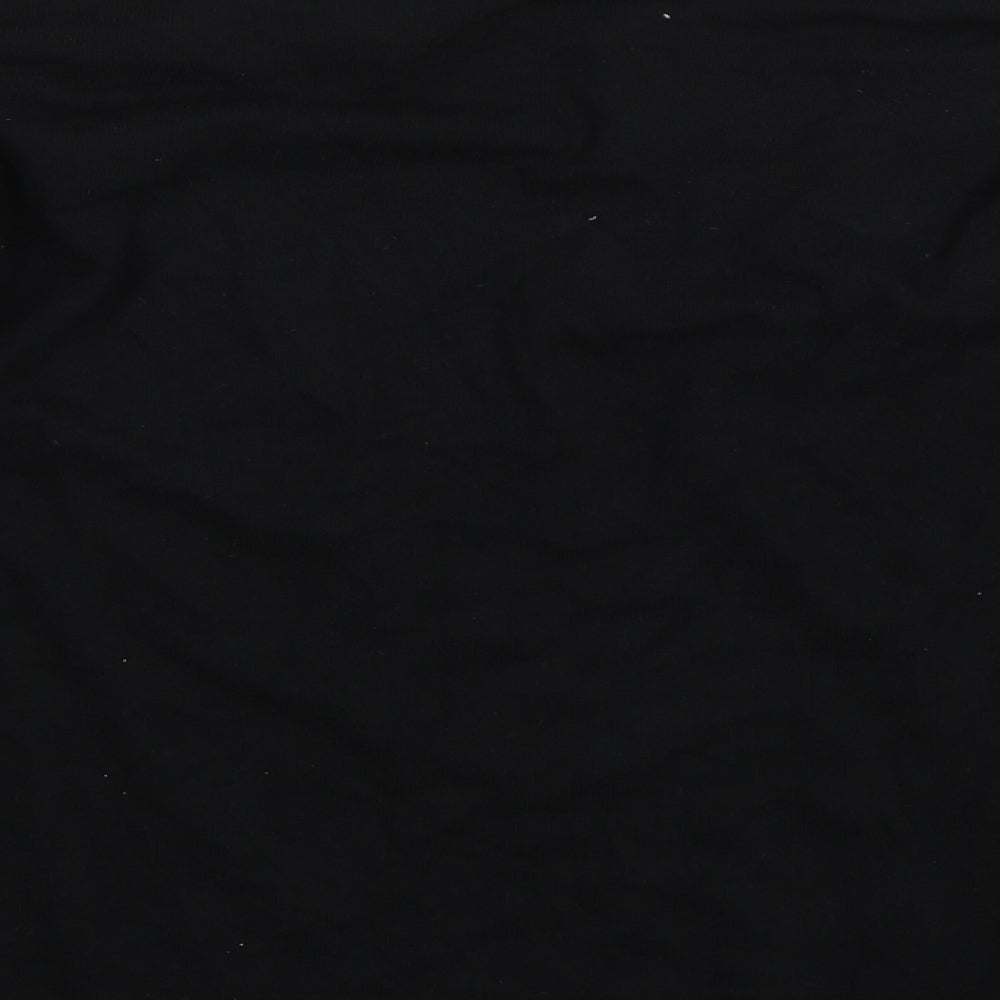Nicole Womens Black   Basic T-Shirt Size M