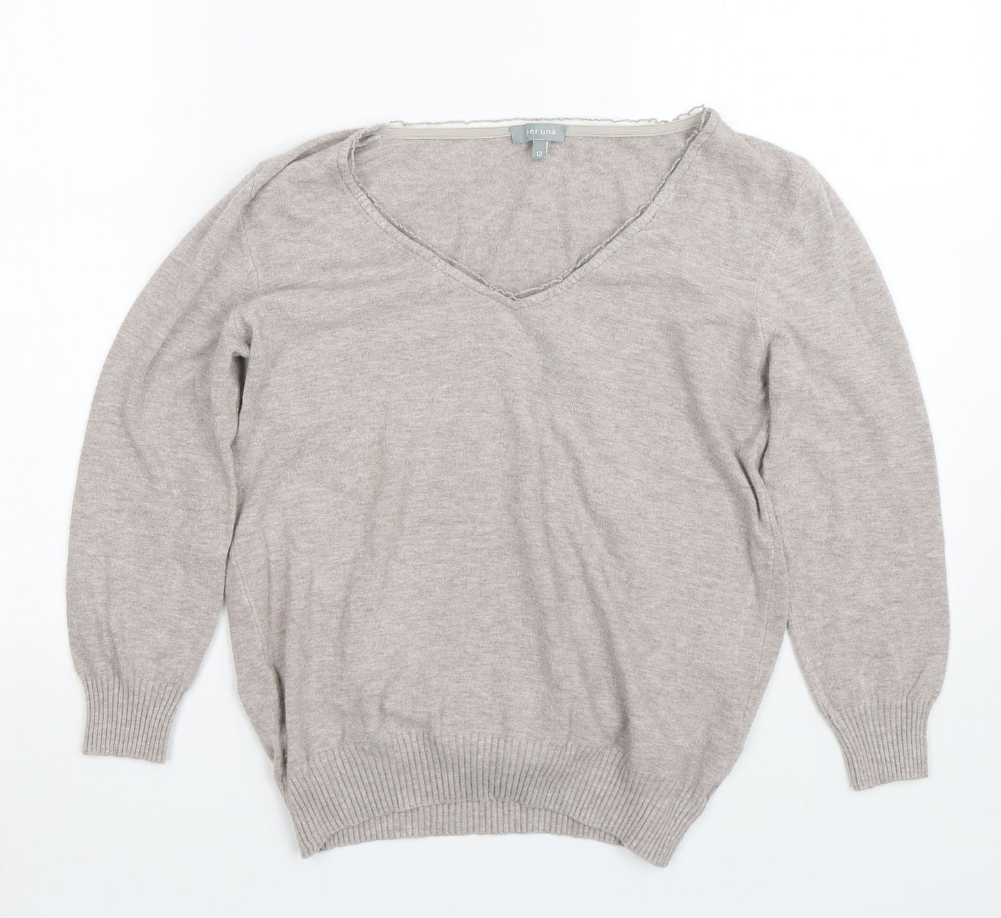 Per Una Womens Brown   Pullover Jumper Size 12