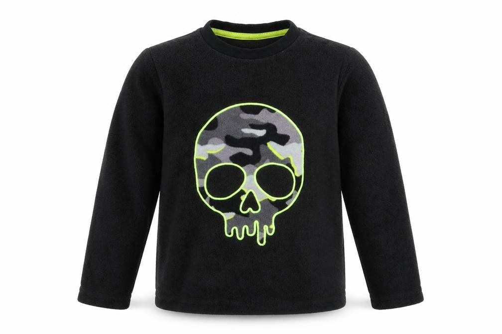 Matalan Boys Black  Fleece Pullover Sweatshirt Size 8 Years