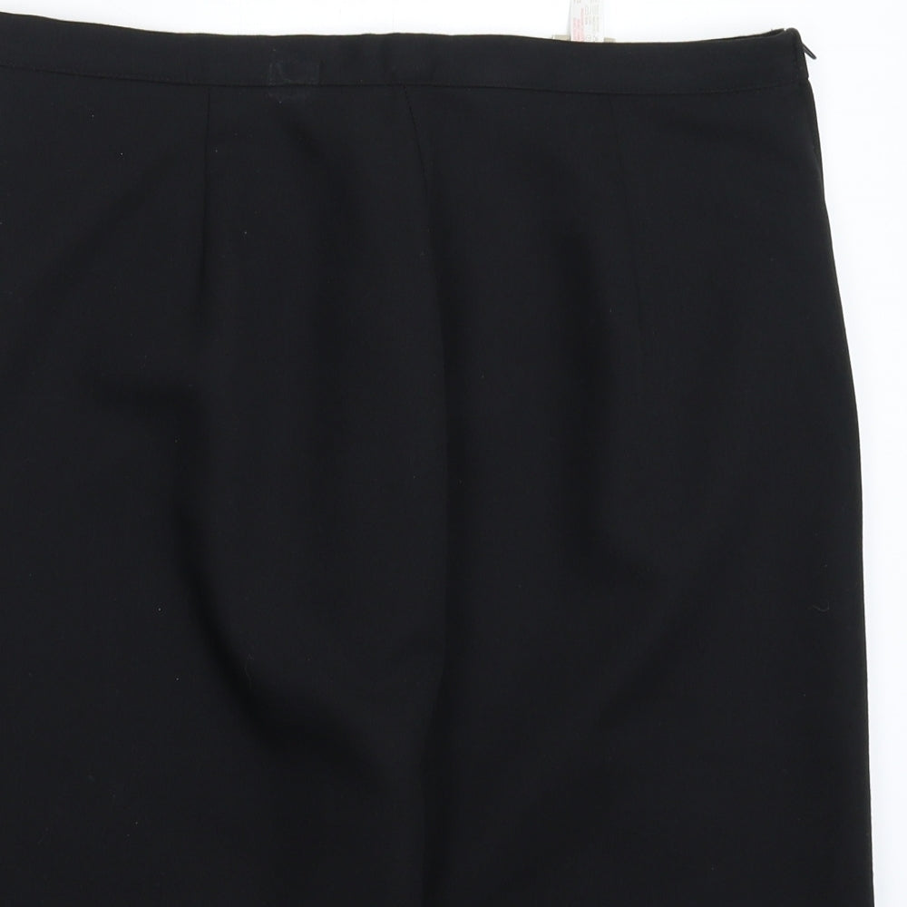 Woolworths Womens Black   Straight & Pencil Skirt Size 14