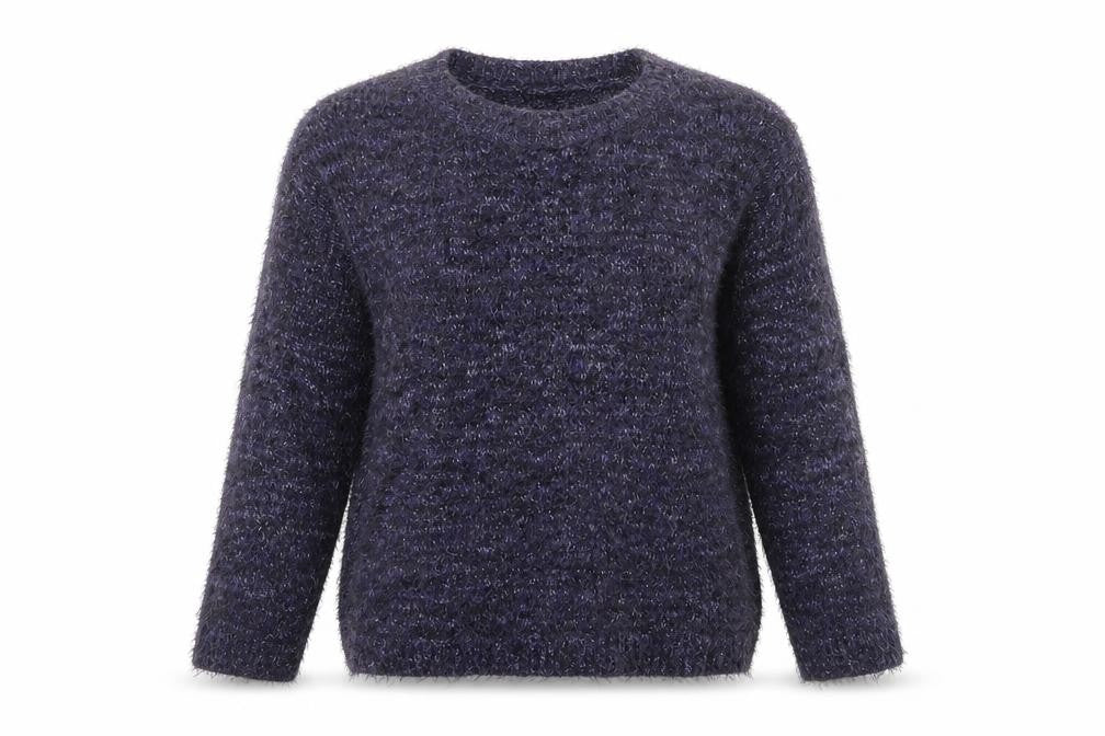 TU Womens Blue  Knit Pullover Jumper Size 10