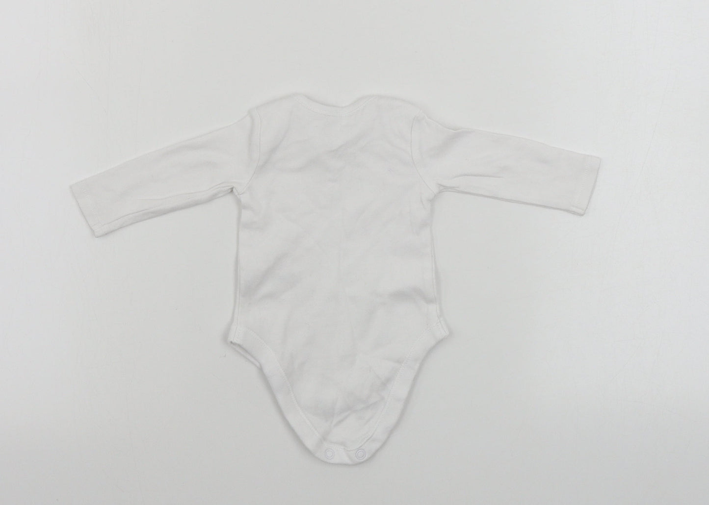 Nutmeg  Girls White   Babygrow One-Piece Size 0-3 Months
