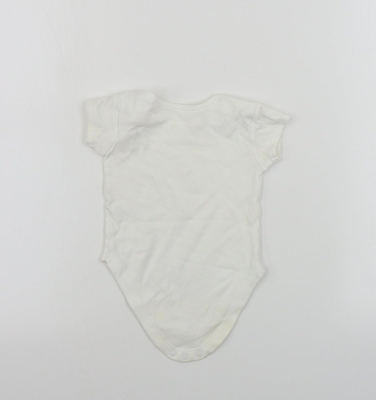 George  Baby White   Babygrow One-Piece Size 6-9 Months