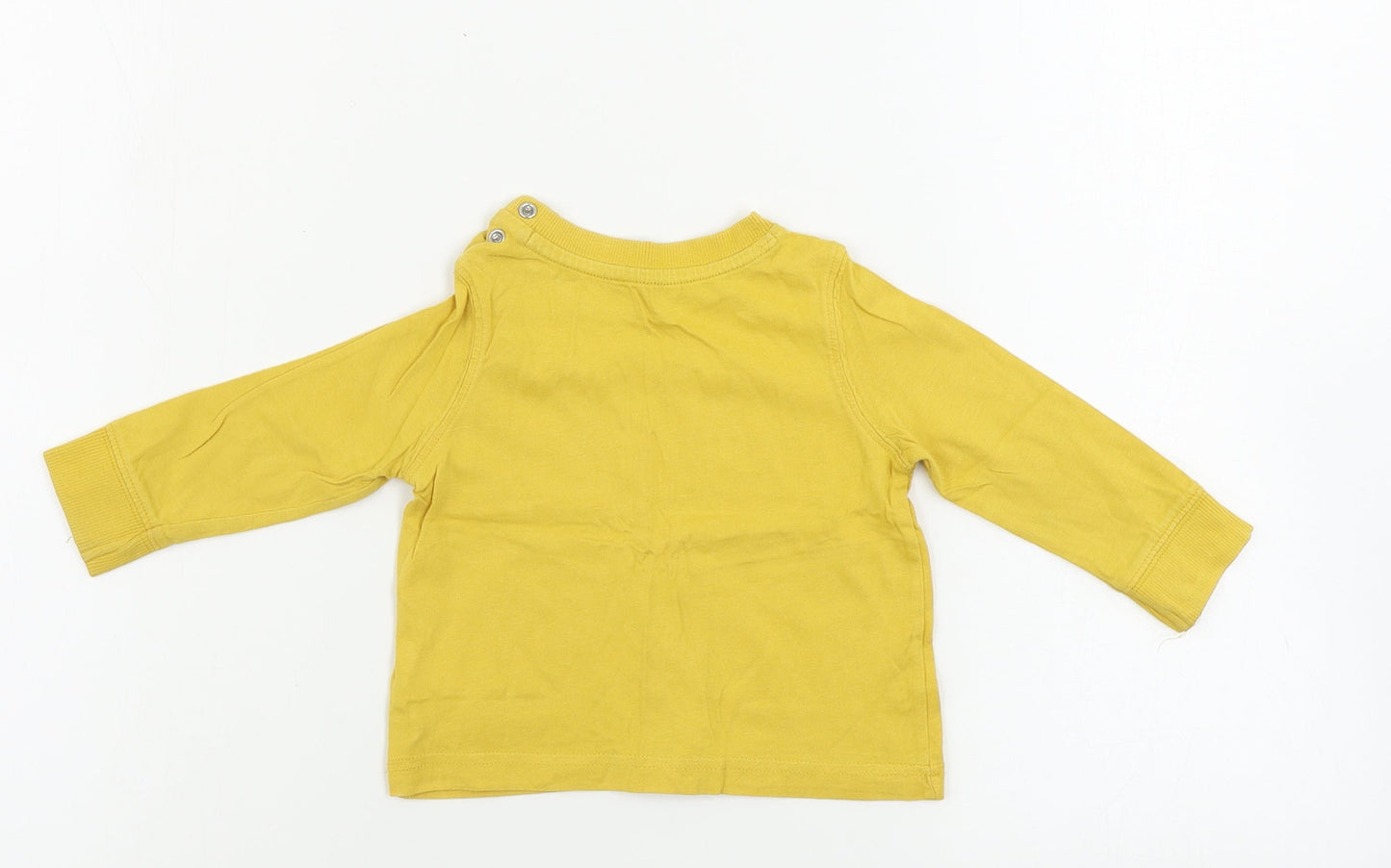Mothercare  Boys Yellow   Basic T-Shirt Size 6-9 Months