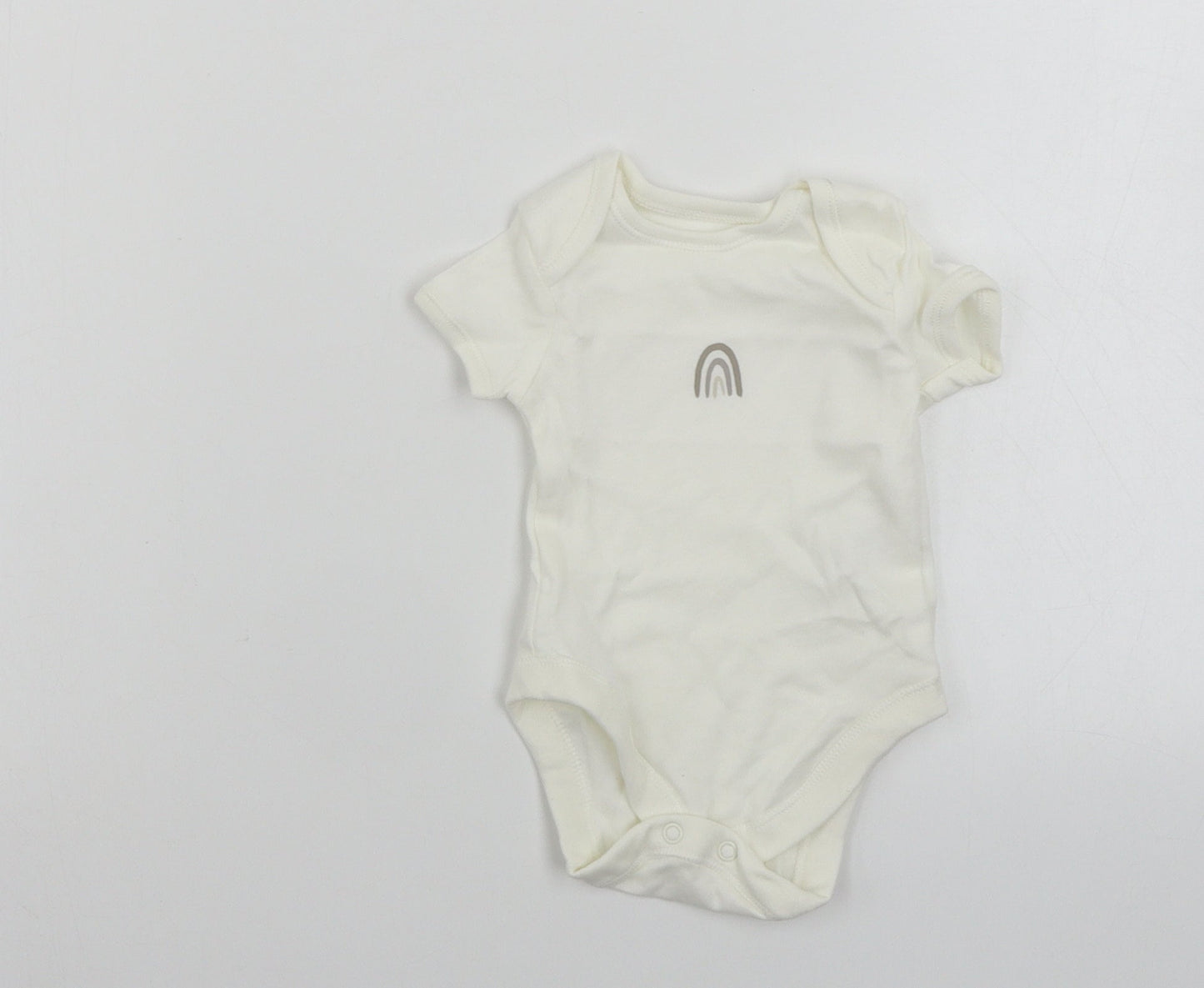 George  Baby Beige   Babygrow One-Piece Size 0-3 Months