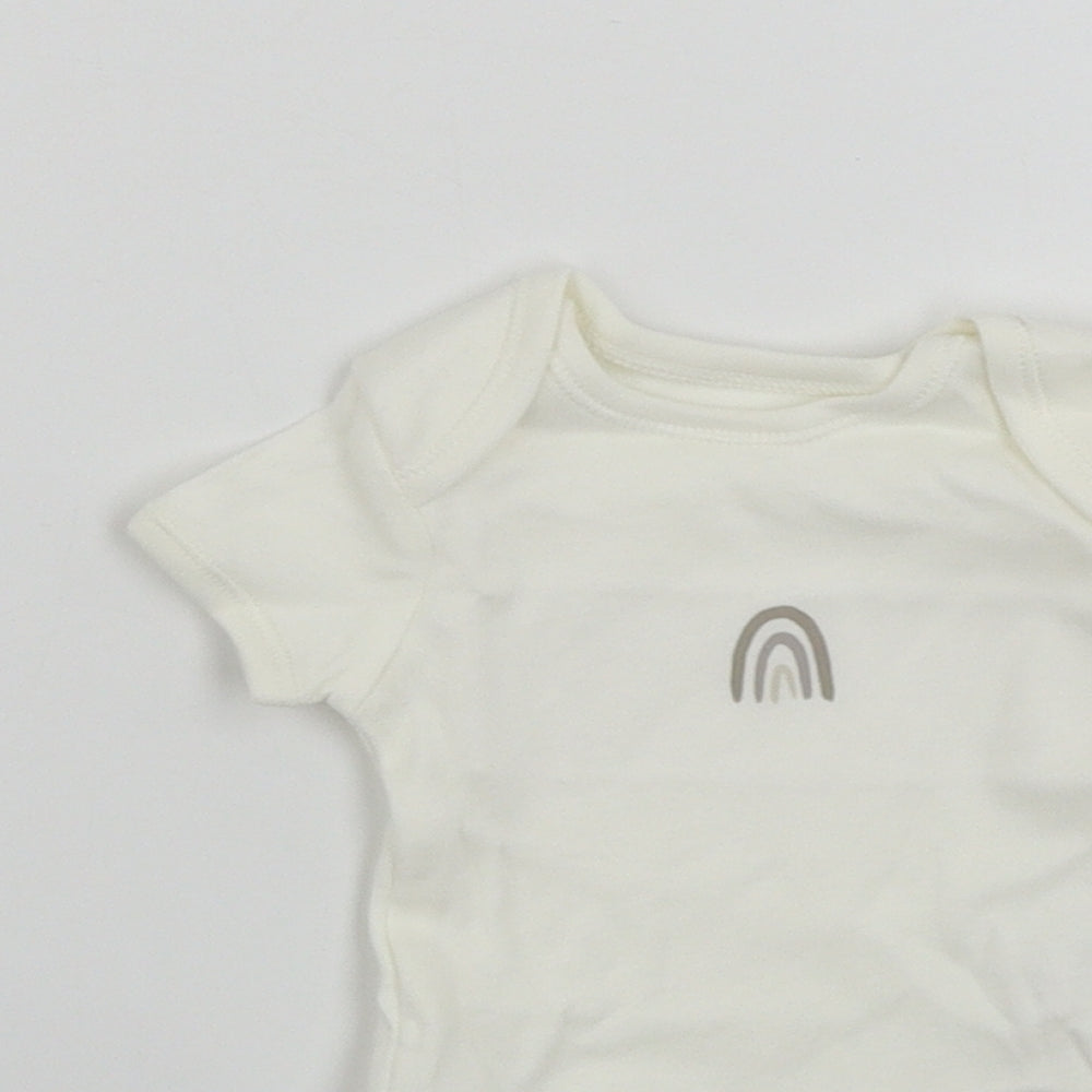 George  Baby Beige   Babygrow One-Piece Size 0-3 Months