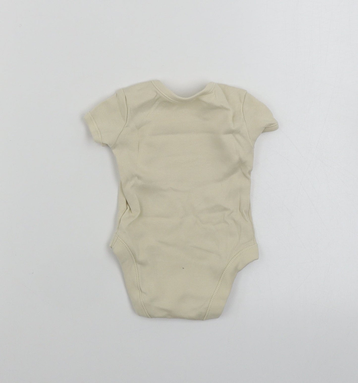 George  Boys Beige   Babygrow One-Piece Size 0-3 Months