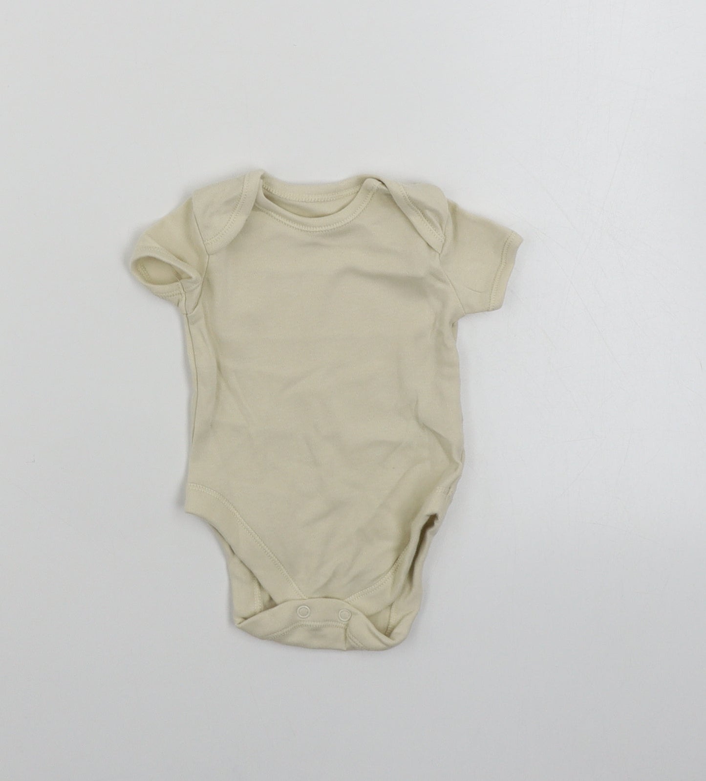 George  Baby Beige   Babygrow One-Piece Size 0-3 Months