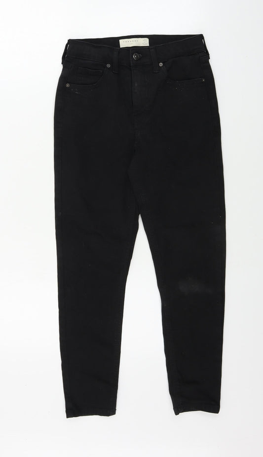 Topshop  Womens Black   Skinny Jeans Size 26 in L28 in