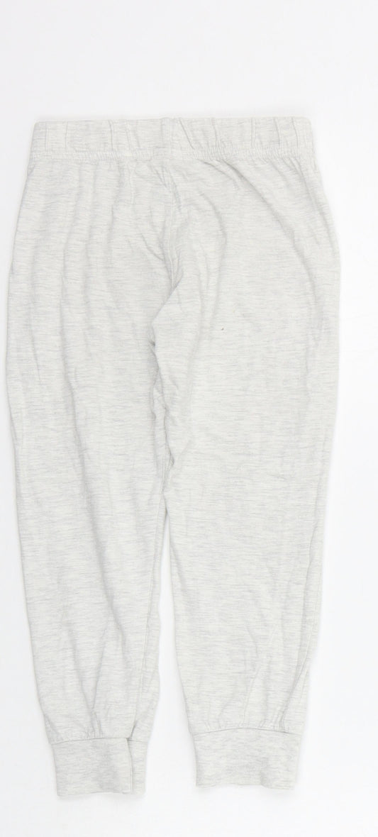Disney Girls Grey Solid  Top Pyjama Pants Size 3-4 Years