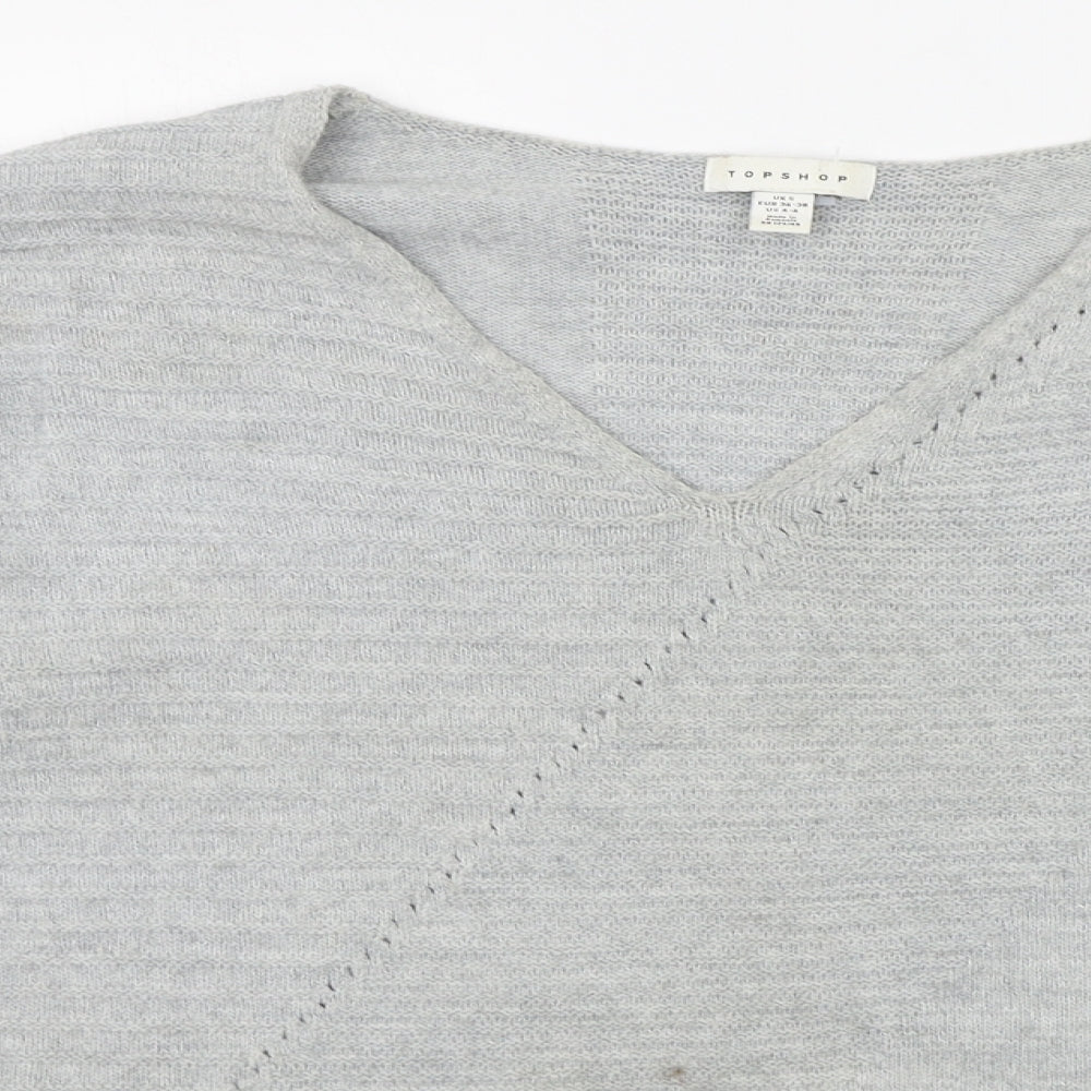Topshop Womens Black   Pullover Jumper Size S