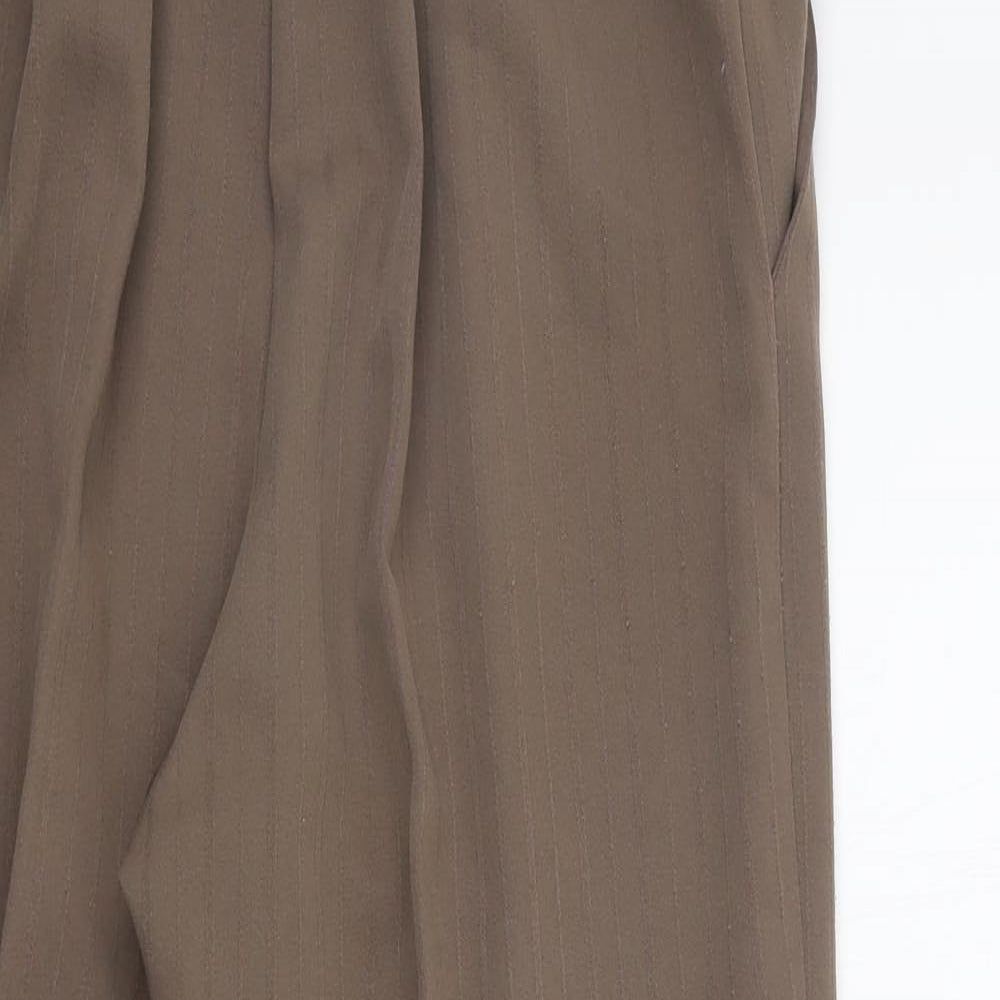 Preworn Womens Brown   Trousers  Size 14 L27 in