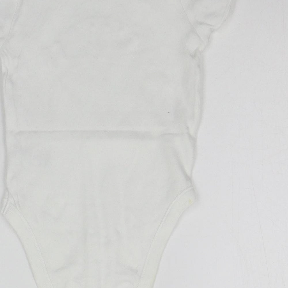 F&F Baby White   Babygrow One-Piece Size 6-9 Months  - Little Star