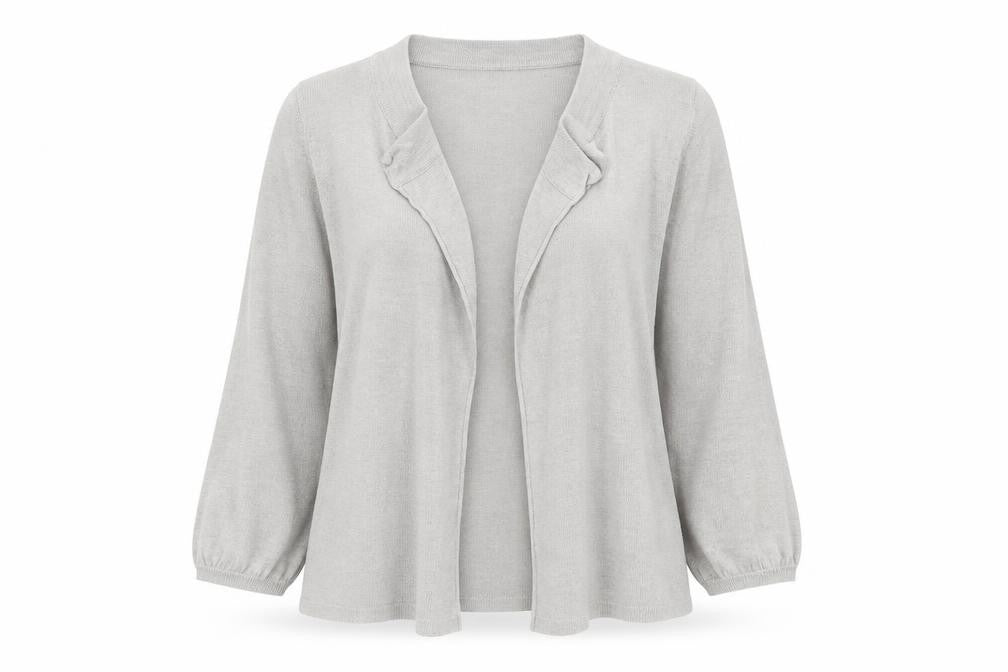 Primark Womens Grey  Knit Cardigan Jumper Size 8