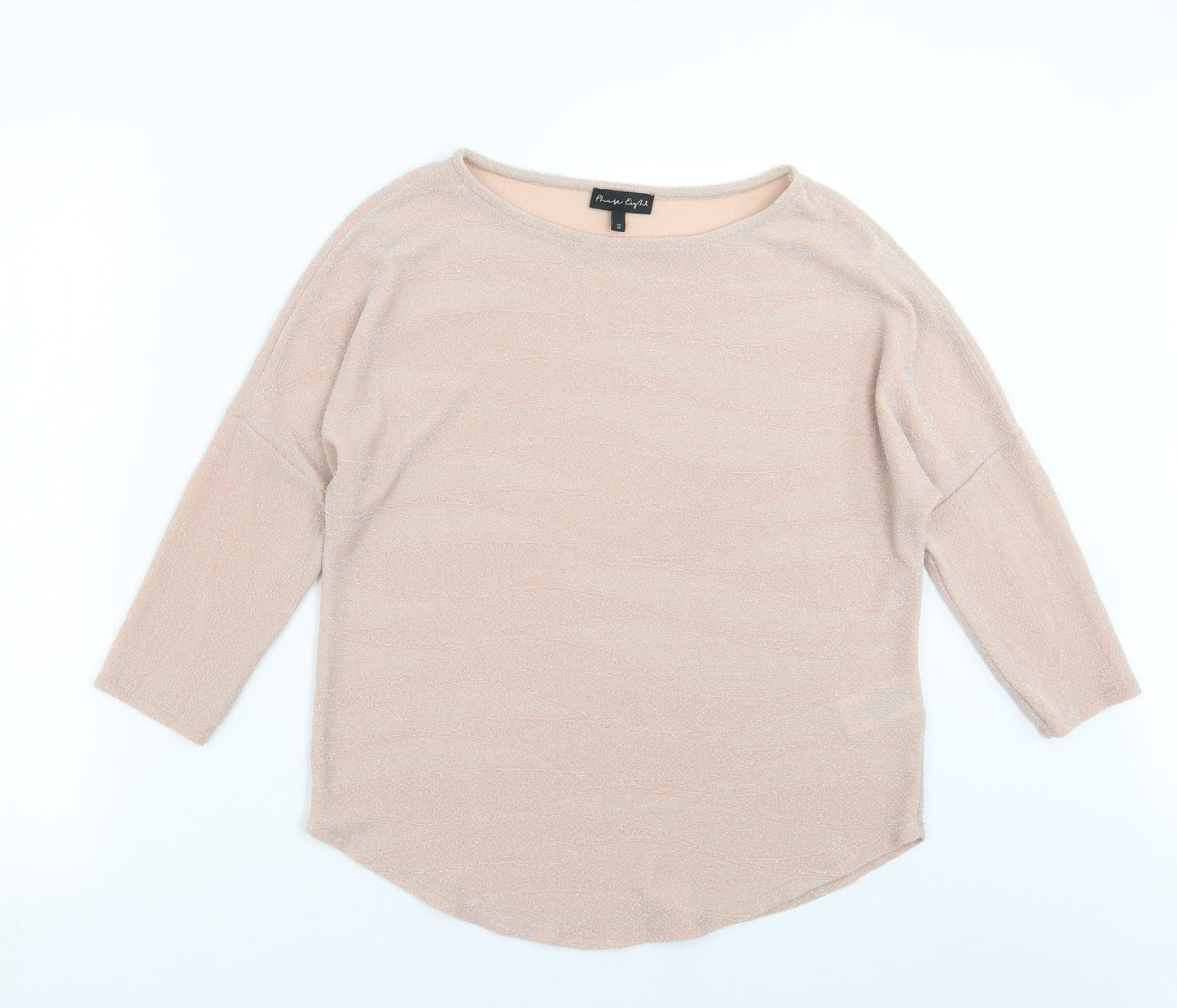 Phase Eight Womens Pink Geometric  Pullover Jumper Size 10