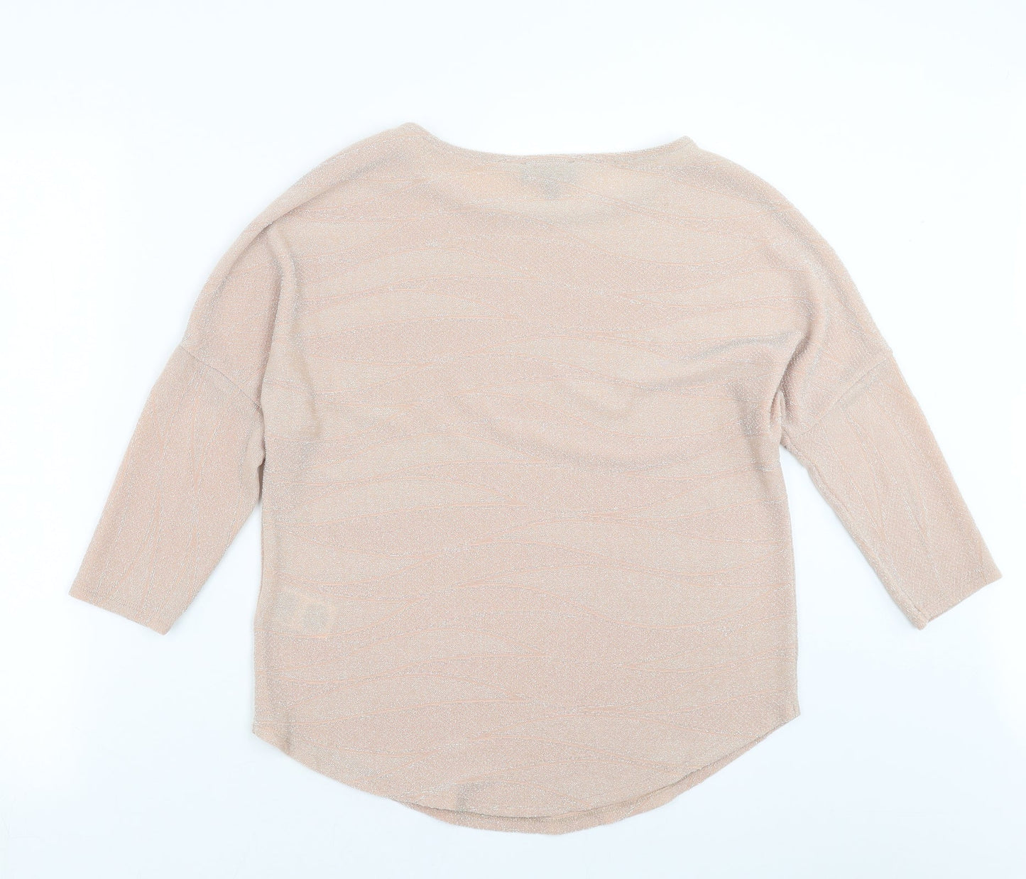Phase Eight Womens Pink Geometric  Pullover Jumper Size 10