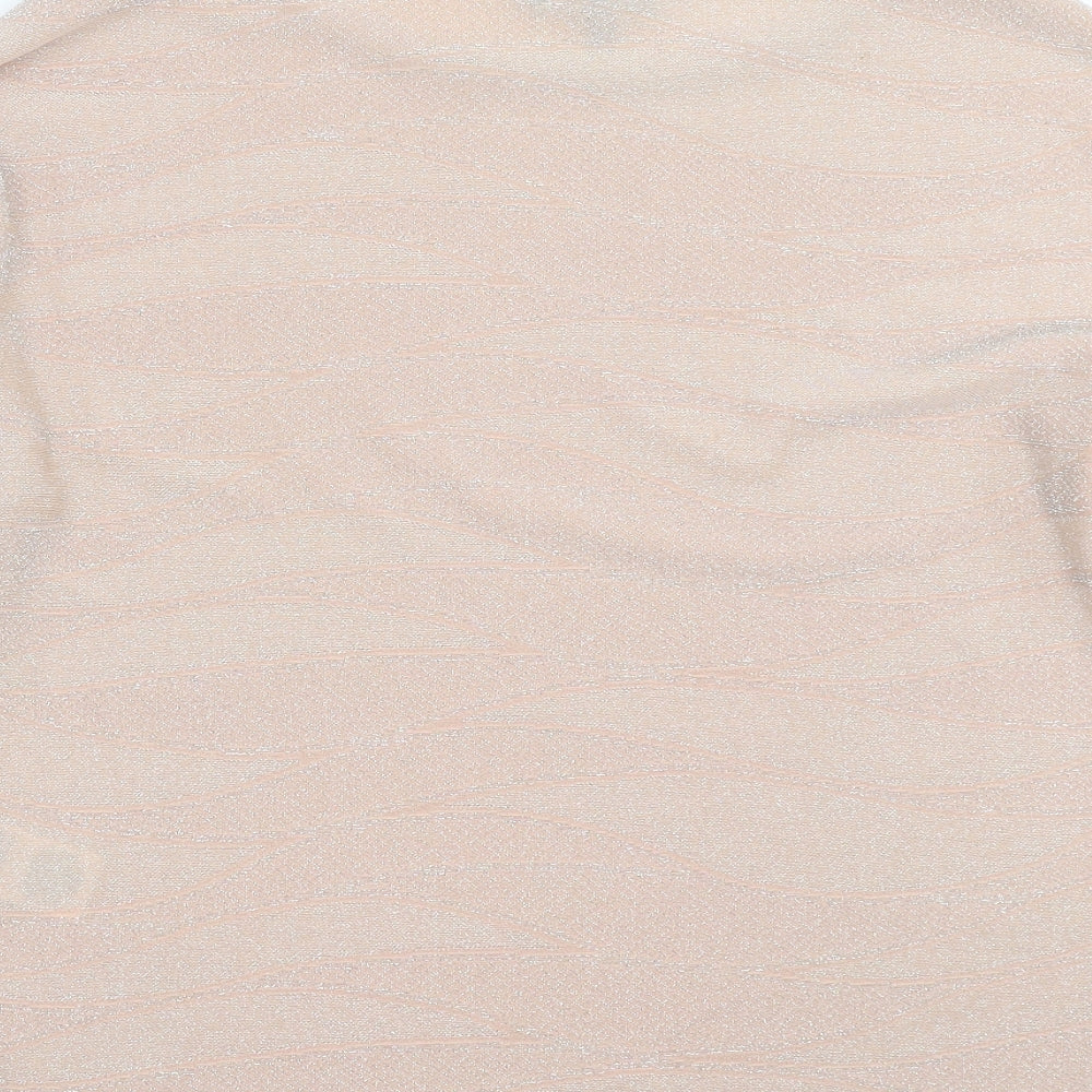 Phase Eight Womens Pink Geometric  Pullover Jumper Size 10