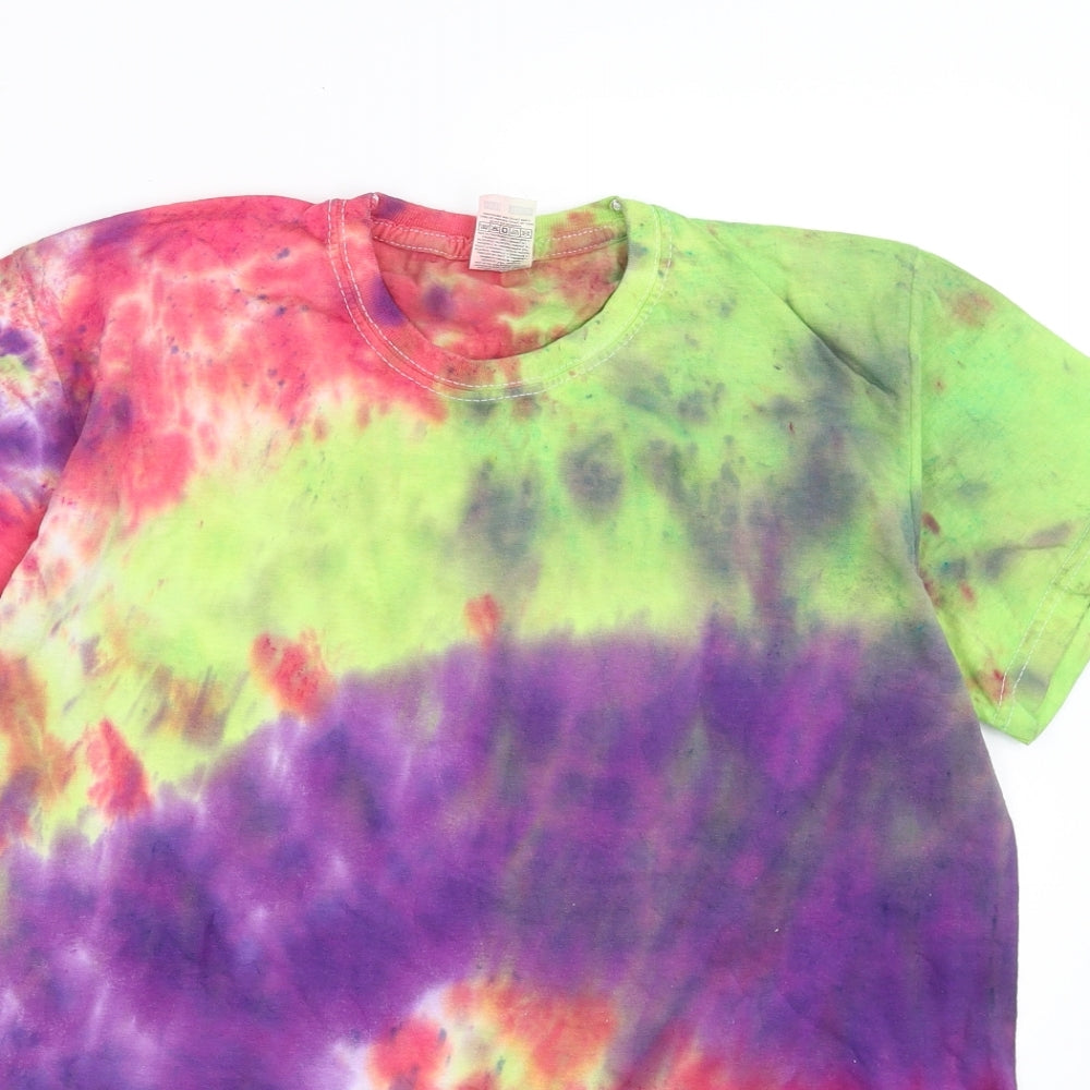 Fruit of the Loom Boys Multicoloured   Basic T-Shirt Size 12-13 Years  - tie dye