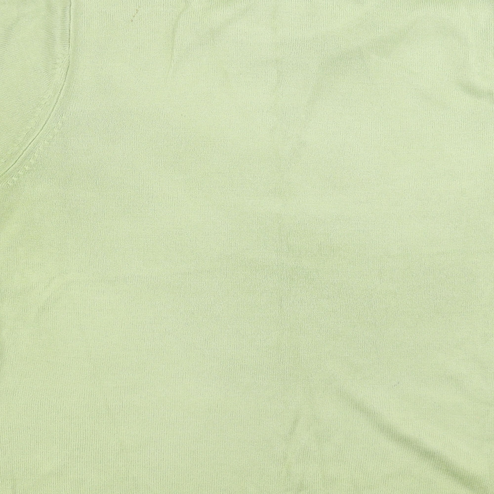 JDV Womens Green  Knit Pullover Jumper Size 12