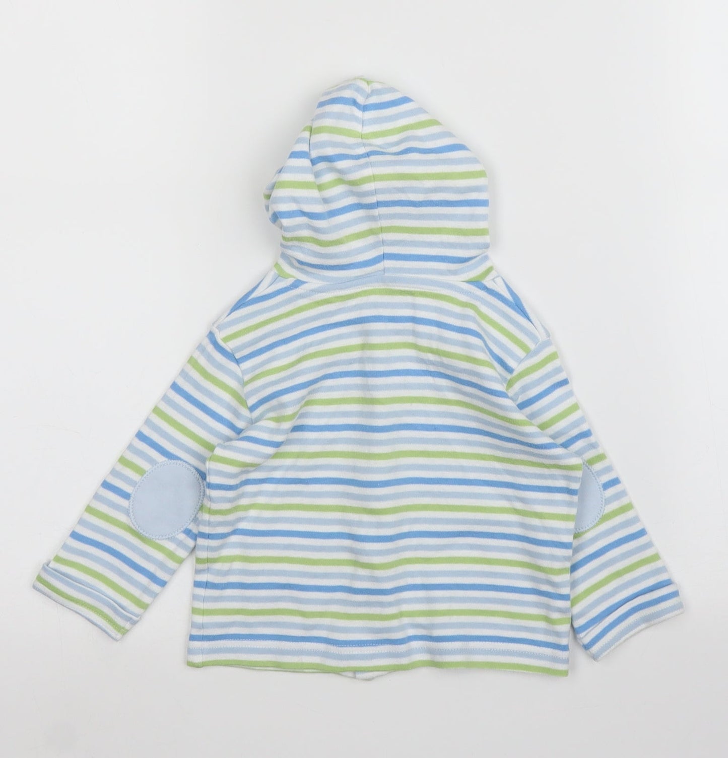 Pep&Co Baby Green Striped  Cardigan Jumper Size 3-6 Months